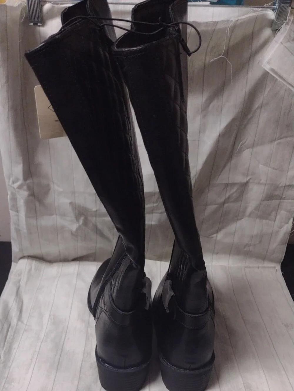 St. John's Bay Black Over-the-Knee Boots (J1141)